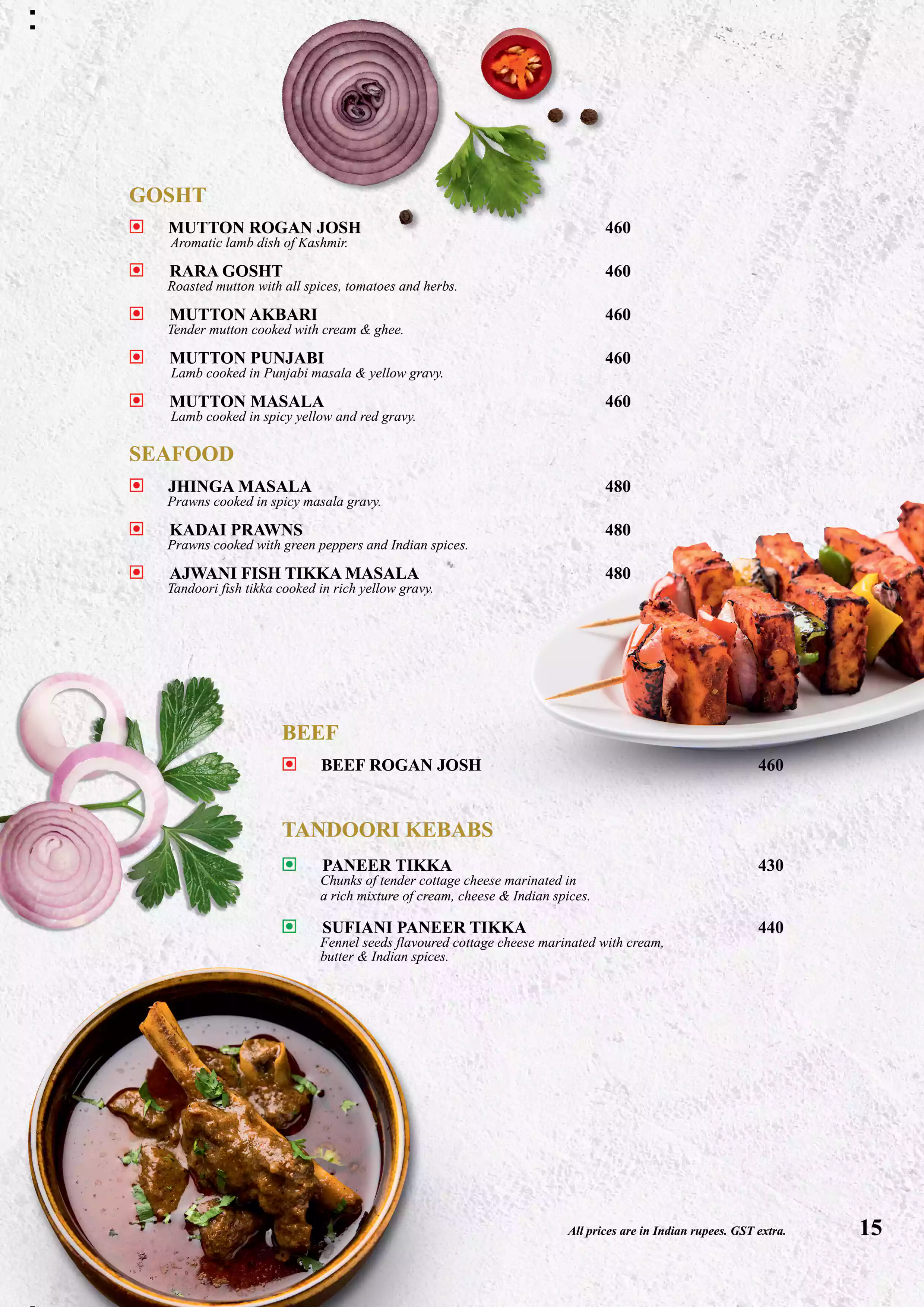 UpperCrust menu